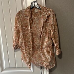 Jcrew Paisley Button-Up Shirt